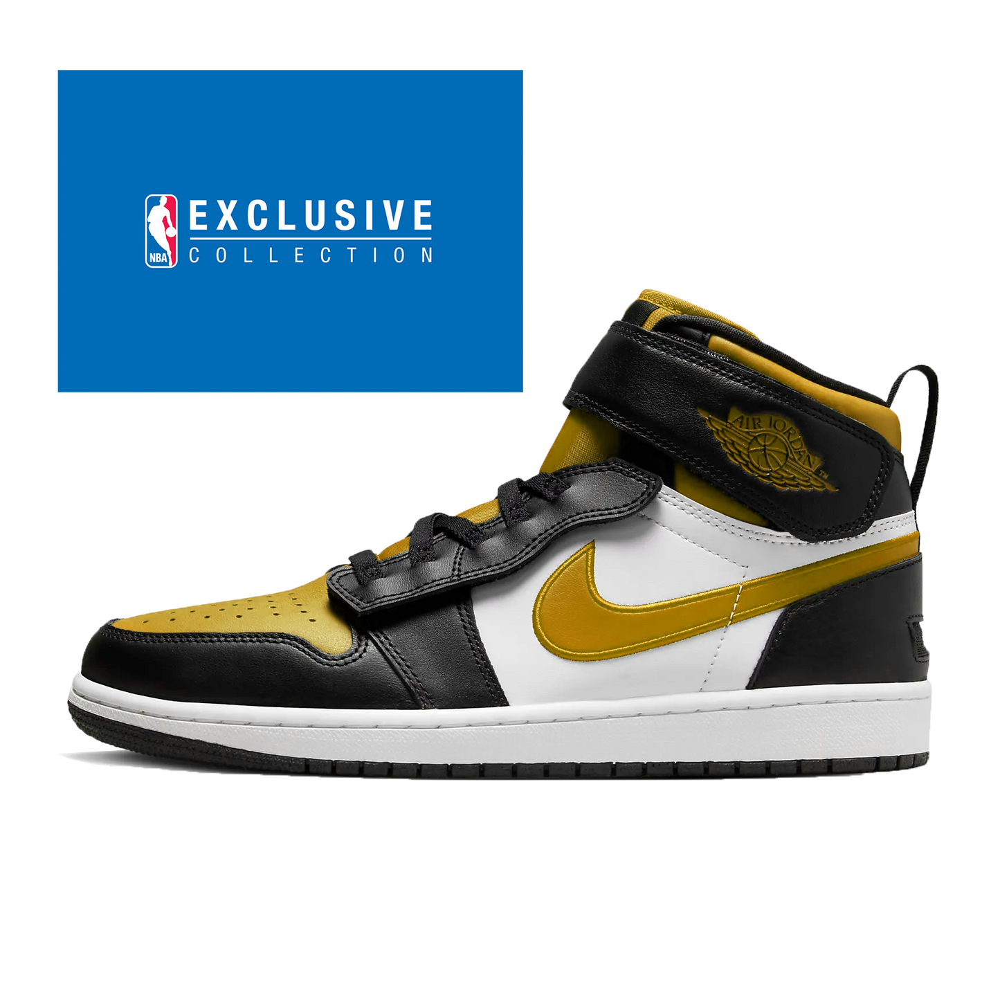 Air Jordan 1 Hi FlyEase - Gold NBA Exclusive